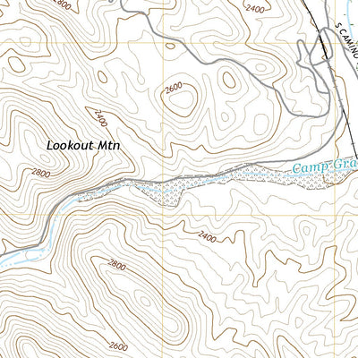 United States Geological Survey Lookout Mountain, AZ (2021, 24000-Scale) digital map