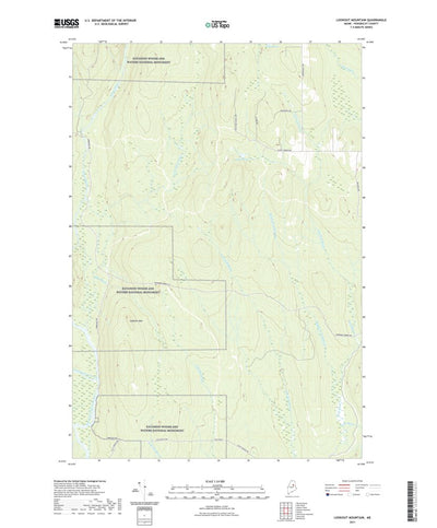 United States Geological Survey Lookout Mountain, ME (2021, 24000-Scale) digital map