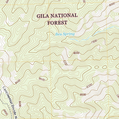 United States Geological Survey Lookout Mountain, NM (2020, 24000-Scale) digital map