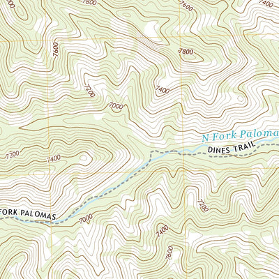 United States Geological Survey Lookout Mountain, NM (2020, 24000-Scale) digital map