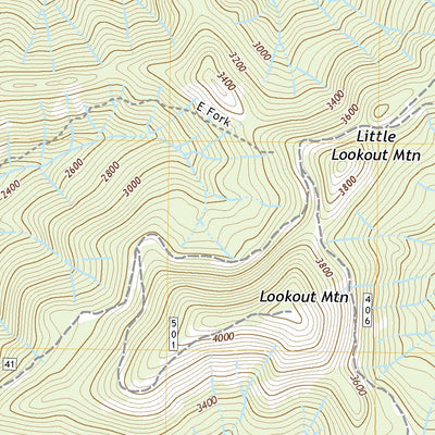 United States Geological Survey Lookout Mountain, WA (2020, 24000-Scale) digital map