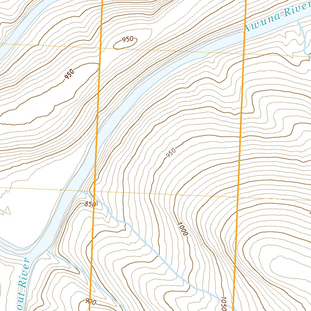 Army Ridge Map View Lookout Ridge A-1 SW, AK (2020, 25000-Scale) Map by United States ...