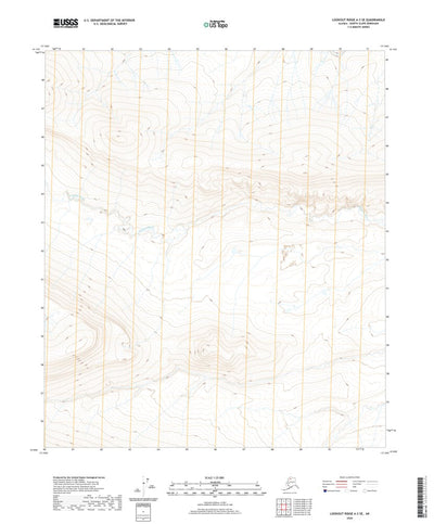 United States Geological Survey Lookout Ridge A-3 SE, AK (2020, 25000-Scale) digital map