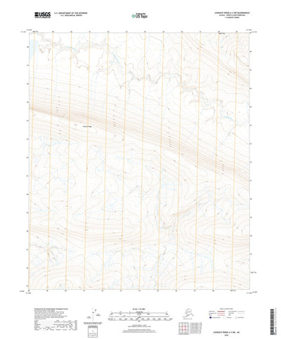 United States Geological Survey Lookout Ridge A-3 SW, AK (2020, 25000-Scale) digital map