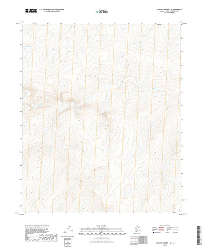 United States Geological Survey Lookout Ridge B-1 SE, AK (2020, 25000-Scale) digital map