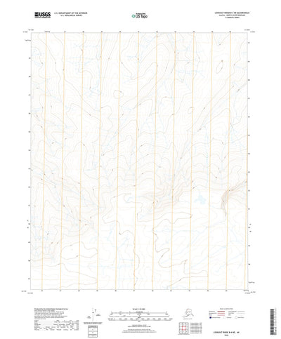 United States Geological Survey Lookout Ridge B-4 NE, AK (2020, 25000-Scale) digital map