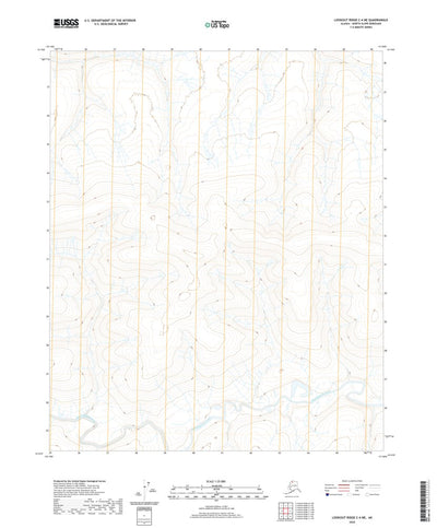 United States Geological Survey Lookout Ridge C-4 NE, AK (2020, 25000-Scale) digital map