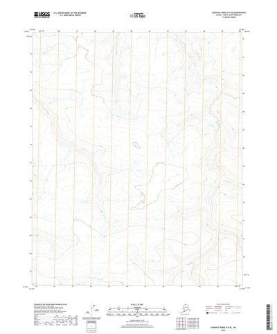 United States Geological Survey Lookout Ridge D-4 SE, AK (2020, 25000-Scale) digital map