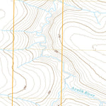 United States Geological Survey Lookout Ridge D-4 SE, AK (2020, 25000-Scale) digital map