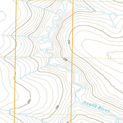 United States Geological Survey Lookout Ridge D-4 SE, AK (2020, 25000-Scale) digital map