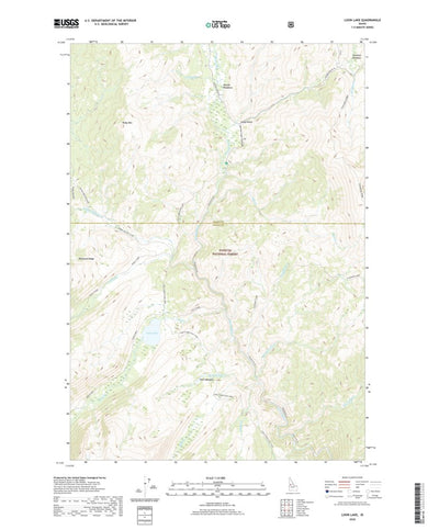 United States Geological Survey Loon Lake, ID (2020, 24000-Scale) digital map