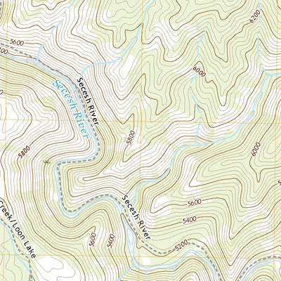 United States Geological Survey Loon Lake, ID (2020, 24000-Scale) digital map