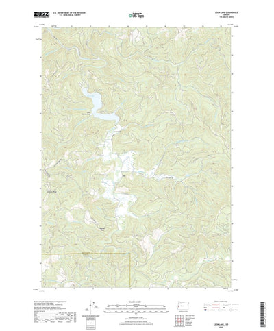 United States Geological Survey Loon Lake, OR (2020, 24000-Scale) digital map
