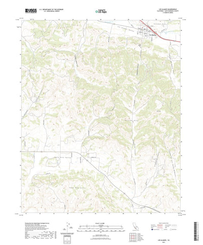United States Geological Survey Los Alamos, CA (2021, 24000-Scale) digital map