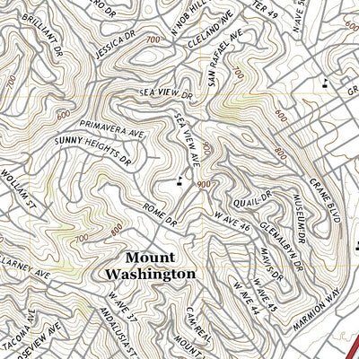 United States Geological Survey Los Angeles, CA (2022, 24000-Scale) digital map