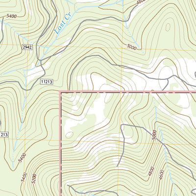 United States Geological Survey Lost Creek Divide, MT (2020, 24000-Scale) digital map