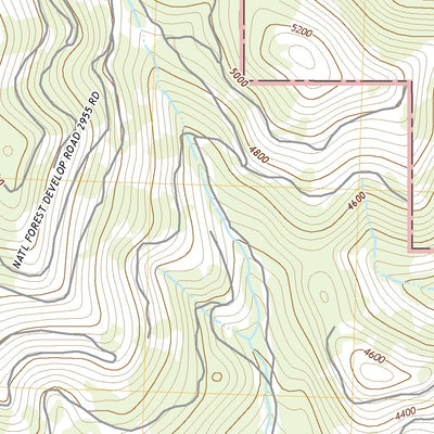United States Geological Survey Lost Creek Divide, MT (2020, 24000-Scale) digital map