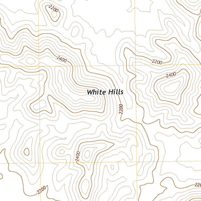 United States Geological Survey Lost Horse Peak, AZ (2021, 24000-Scale) digital map