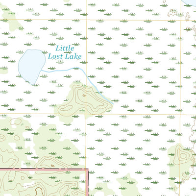 United States Geological Survey Lost Lake, MN (2022, 24000-Scale) digital map