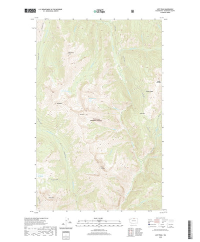 United States Geological Survey Lost Peak, WA (2020, 24000-Scale) digital map