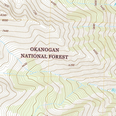 United States Geological Survey Lost Peak, WA (2020, 24000-Scale) digital map