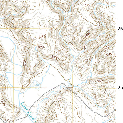 United States Geological Survey Lost River, MT (2020, 24000-Scale) digital map