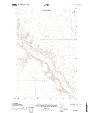 United States Geological Survey Lost River NE, MT (2020, 24000-Scale) digital map