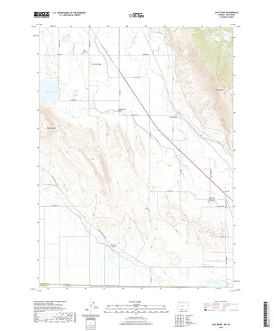 United States Geological Survey Lost River, OR (2020, 24000-Scale) digital map