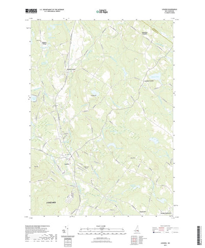 United States Geological Survey Loudon, NH (2021, 24000-Scale) digital map
