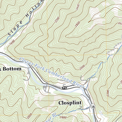 United States Geological Survey Louellen, KY (2022, 24000-Scale) digital map