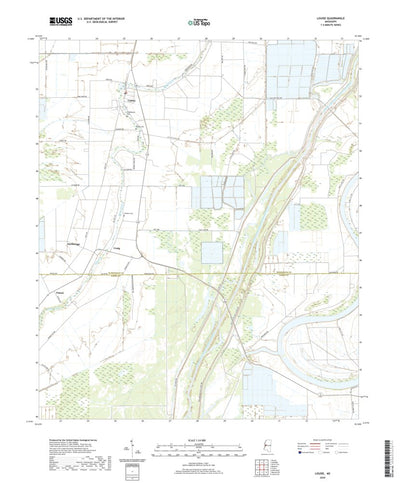 United States Geological Survey Louise, MS (2020, 24000-Scale) digital map