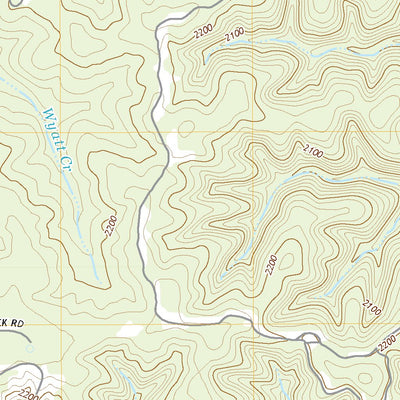 United States Geological Survey Love Creek, TX (2022, 24000-Scale) digital map