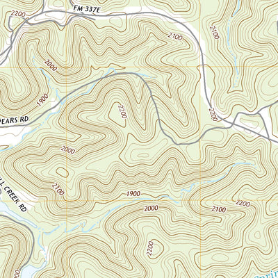 United States Geological Survey Love Creek, TX (2022, 24000-Scale) digital map