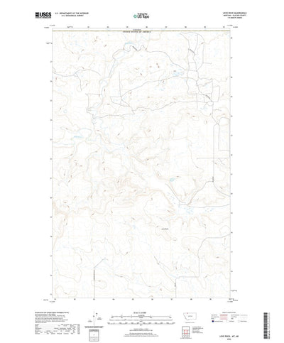 United States Geological Survey Love Rock, MT (2020, 24000-Scale) digital map
