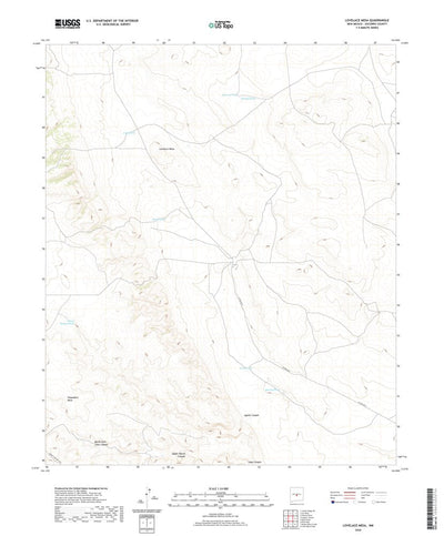 United States Geological Survey Lovelace Mesa, NM (2020, 24000-Scale) digital map
