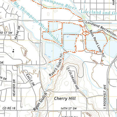 United States Geological Survey Loveland, CO (2022, 24000-Scale) digital map