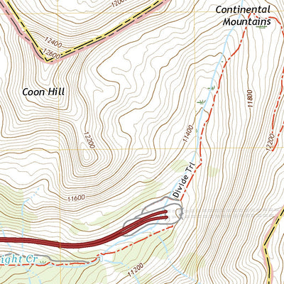 United States Geological Survey Loveland Pass, CO (2022, 24000-Scale) digital map