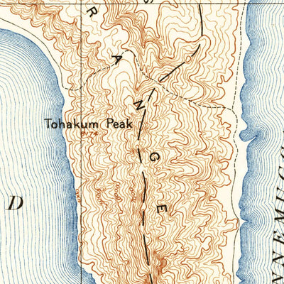 United States Geological Survey Lovelock W, NV-CA (1894, 250000-Scale) digital map