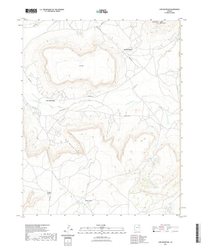 United States Geological Survey Low Mountain, AZ (2021, 24000-Scale) digital map