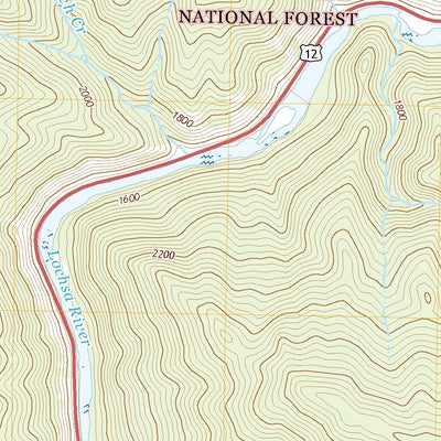 United States Geological Survey Lowell, ID (2020, 24000-Scale) digital map