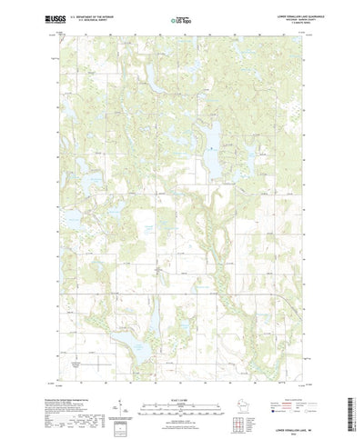United States Geological Survey Lower Vermillion Lake, WI (2022, 24000-Scale) digital map