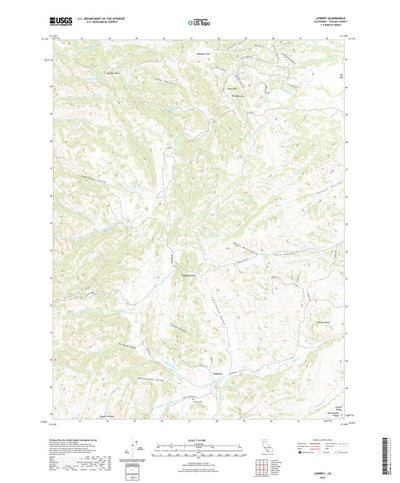 United States Geological Survey Lowrey, CA (2022, 24000-Scale) digital map