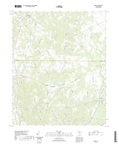 United States Geological Survey Lowrys, SC (2020, 24000-Scale) digital map