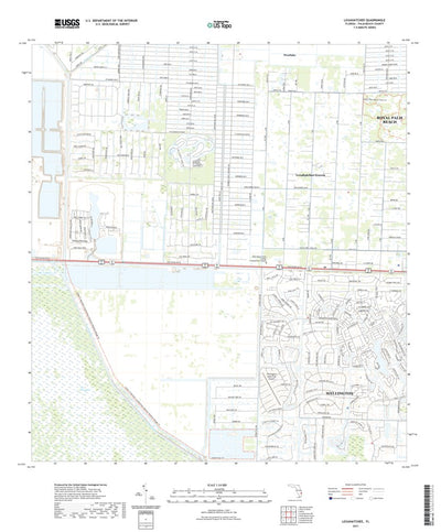 United States Geological Survey Loxahatchee, FL (2021, 24000-Scale) digital map
