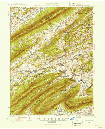 United States Geological Survey Loysville, PA (1930, 62500-Scale) digital map