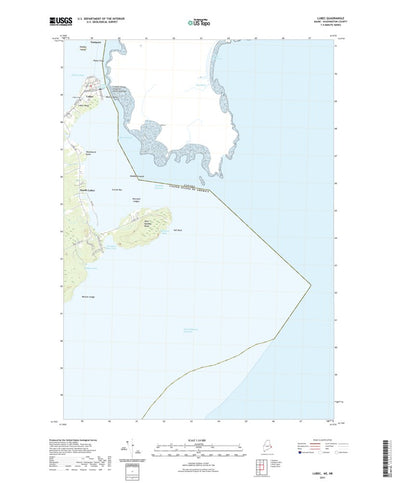 United States Geological Survey Lubec, ME (2021, 24000-Scale) digital map