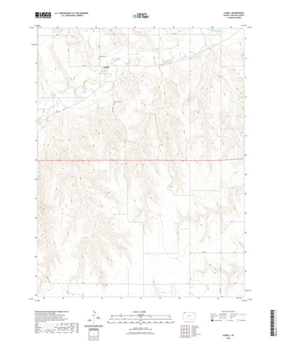 United States Geological Survey Ludell, KS (2022, 24000-Scale) digital map
