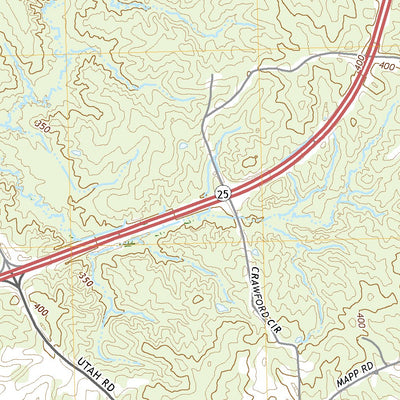 United States Geological Survey Ludlow, MS (2021, 24000-Scale) digital map