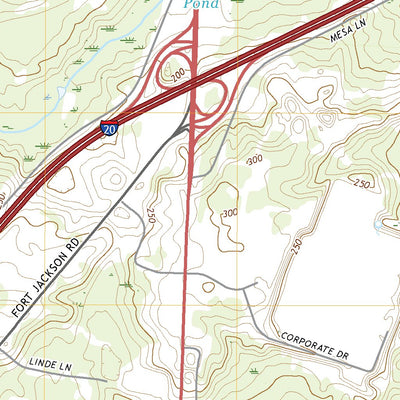 United States Geological Survey Lugoff, SC (2020, 24000-Scale) digital map