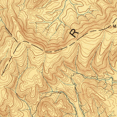United States Geological Survey Luray, VA (1893, 125000-Scale) digital map